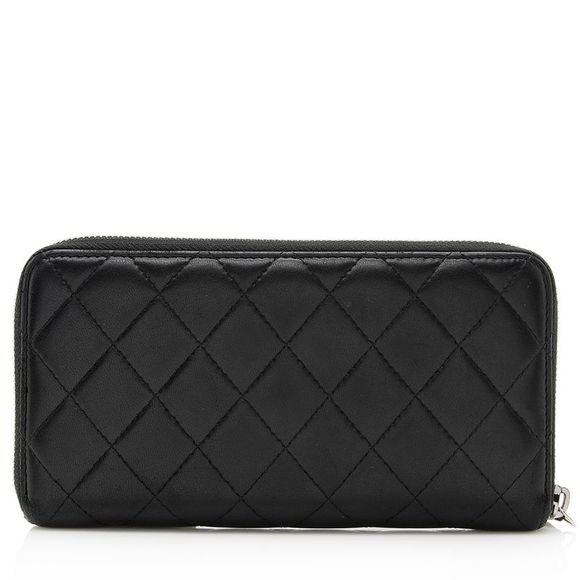 Chanel Lambskin CC Zip Around Wallet - Picture 3 of 15
